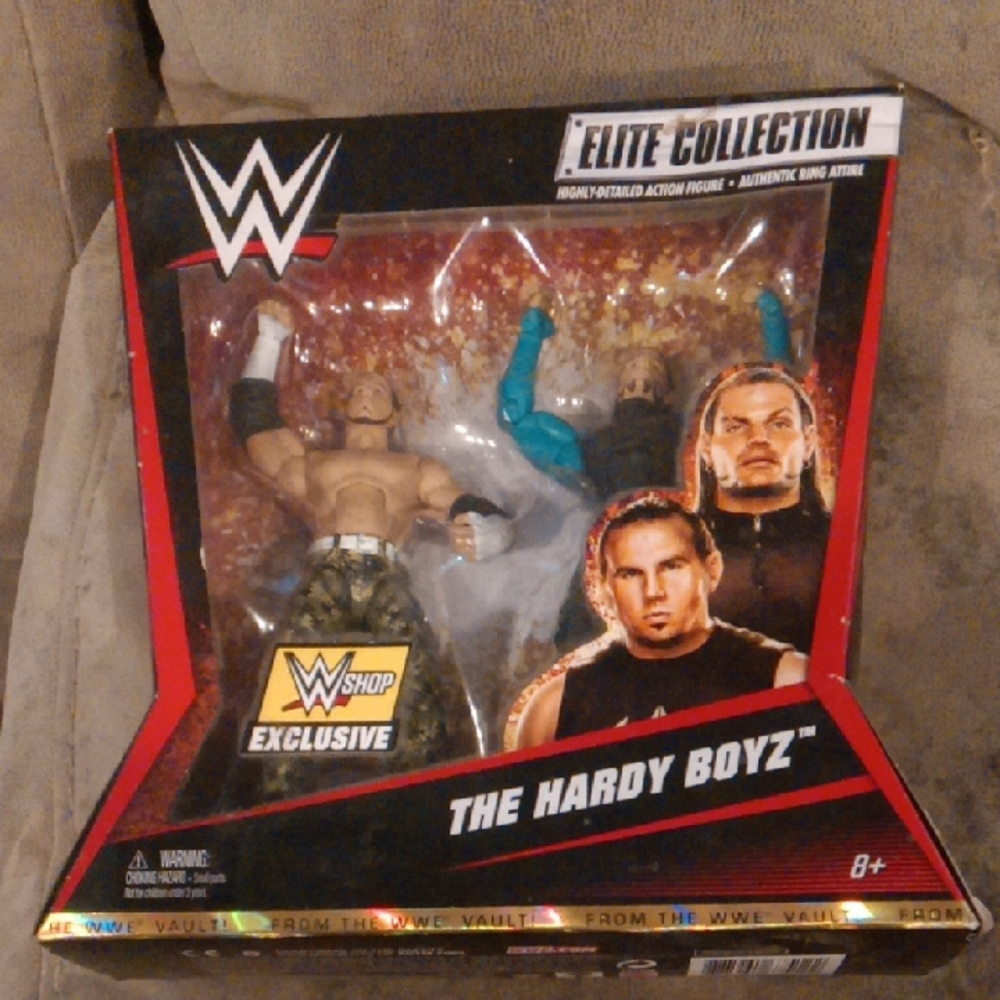 WWE Elite Collection The Hardy Boyz Action Figures - Multicolor